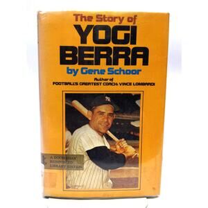 Vintage 1976 The Story of YOGI BERRA - Hardback with Dust Jacket - Ex-Library